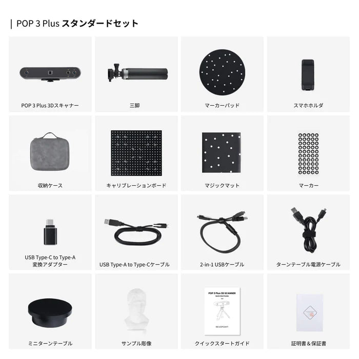 Revopoint POP 3 Plus 3Dスキャナー