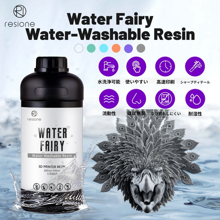 【プレセール】RESIONE WW123 水洗いレジン (1kg)