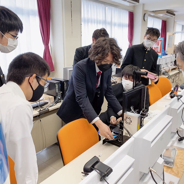 埼玉県立大宮工業高等学校にて3Dプリンター解剖実習を行いました