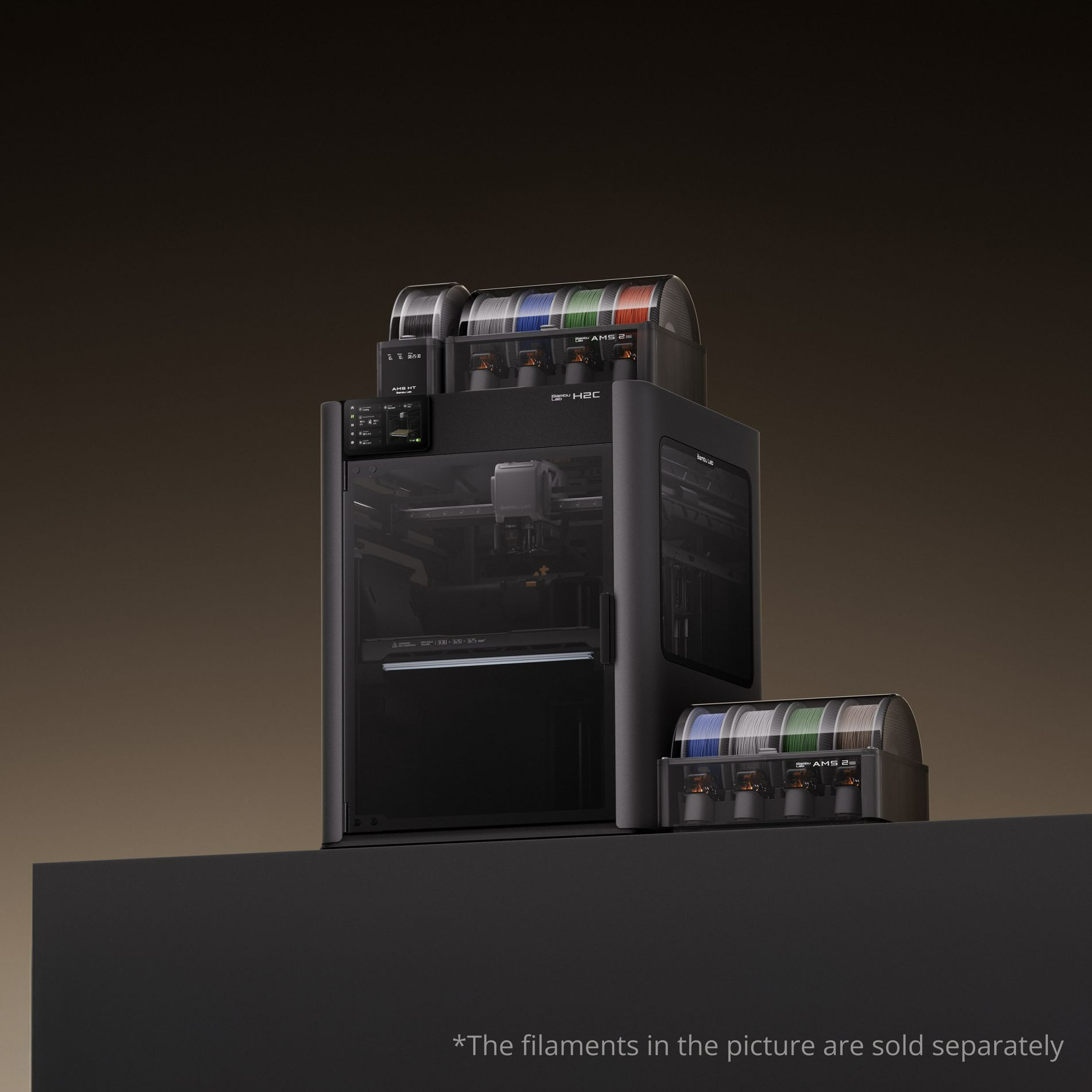 Bambu Lab H2C 3Dプリンター【耐熱PLA4巻＆独自取説同梱】