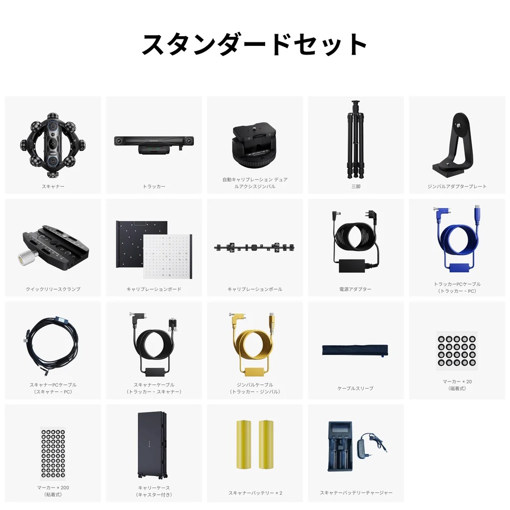 Revopoint Trackit SR 光学トラッキング式3Dスキャナー