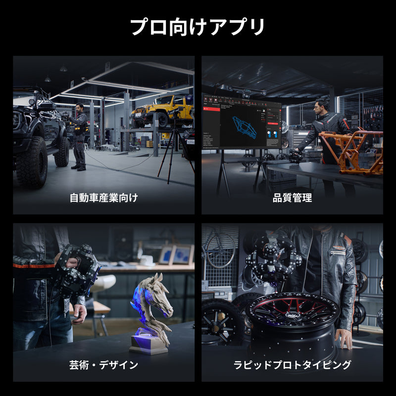 Revopoint Trackit 光学トラッキング式3Dスキャナー