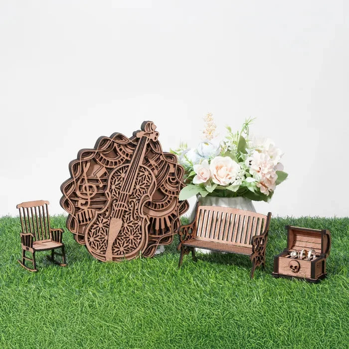 Bambu Lab 3mm サペリ合板 (6枚セット)