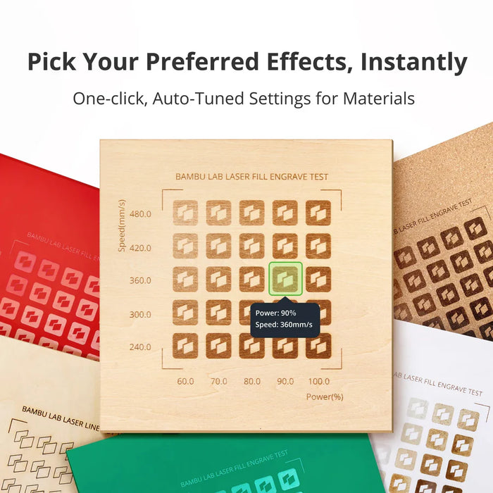 Bambu Lab 3mm 竹ボード (6枚セット)