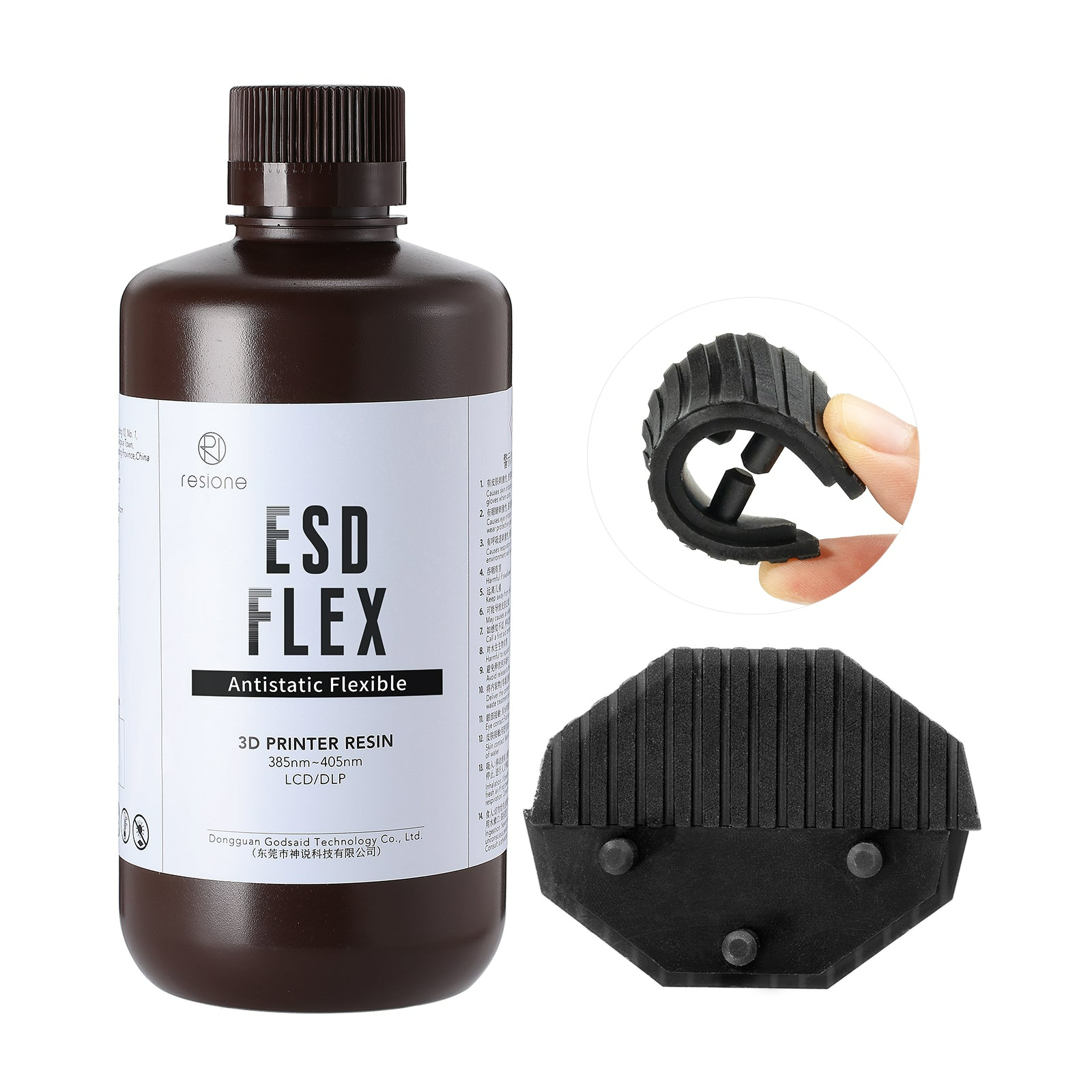 RESIONE ESD Flex Anti-static Flexible 3D Printer Resin (1kg)