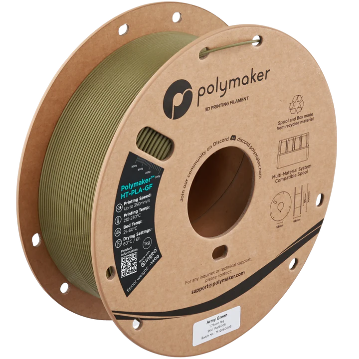 Polymaker™ HT-PLA-GFフィラメント（耐熱PLA）