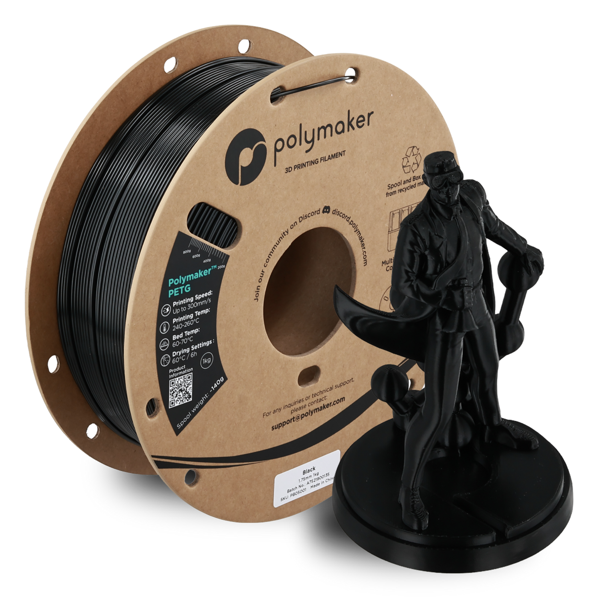 Polymaker™PETG フィラメント(高速PETG) — 3Dプリンター サンステラ3D