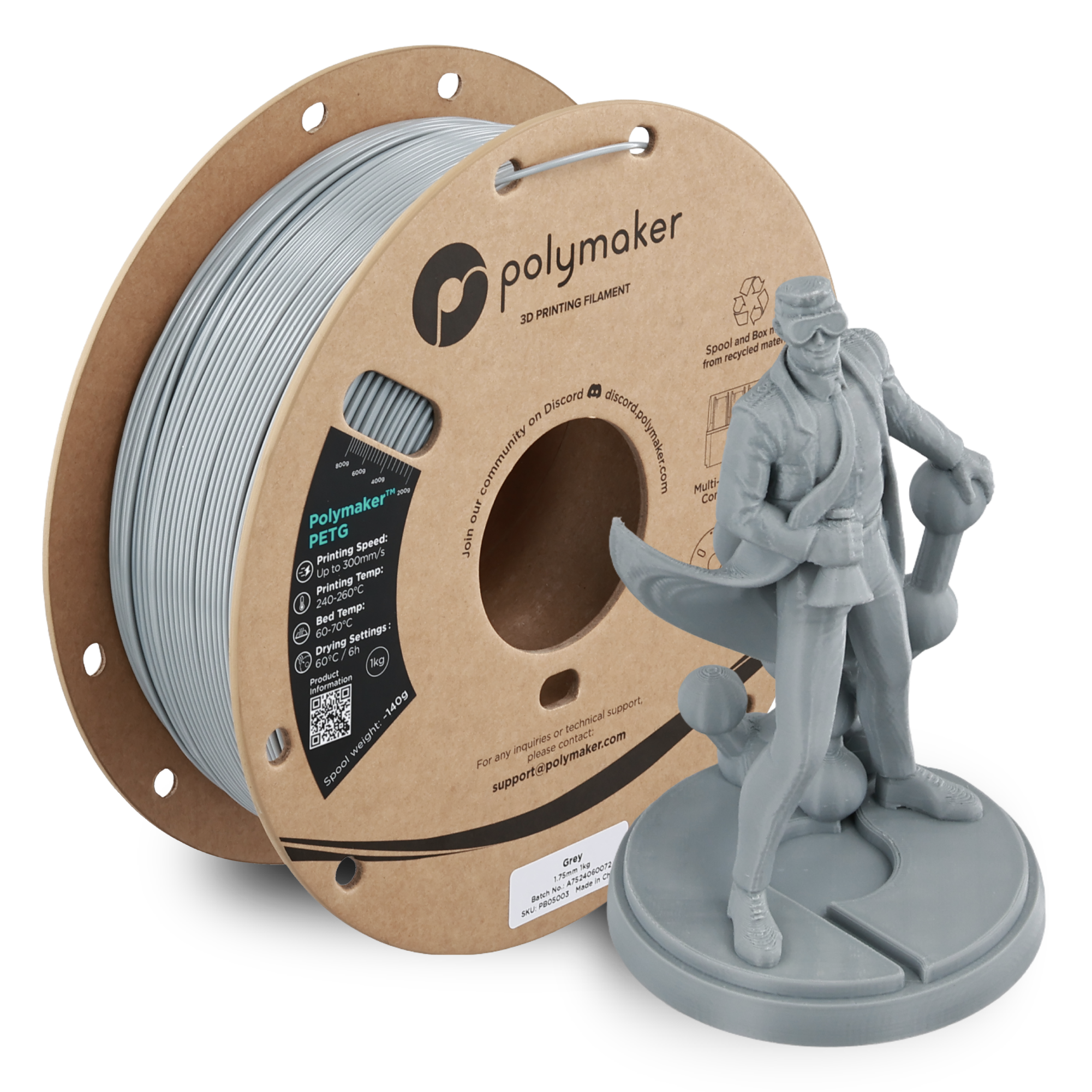 Polymaker™PETG フィラメント(高速PETG)