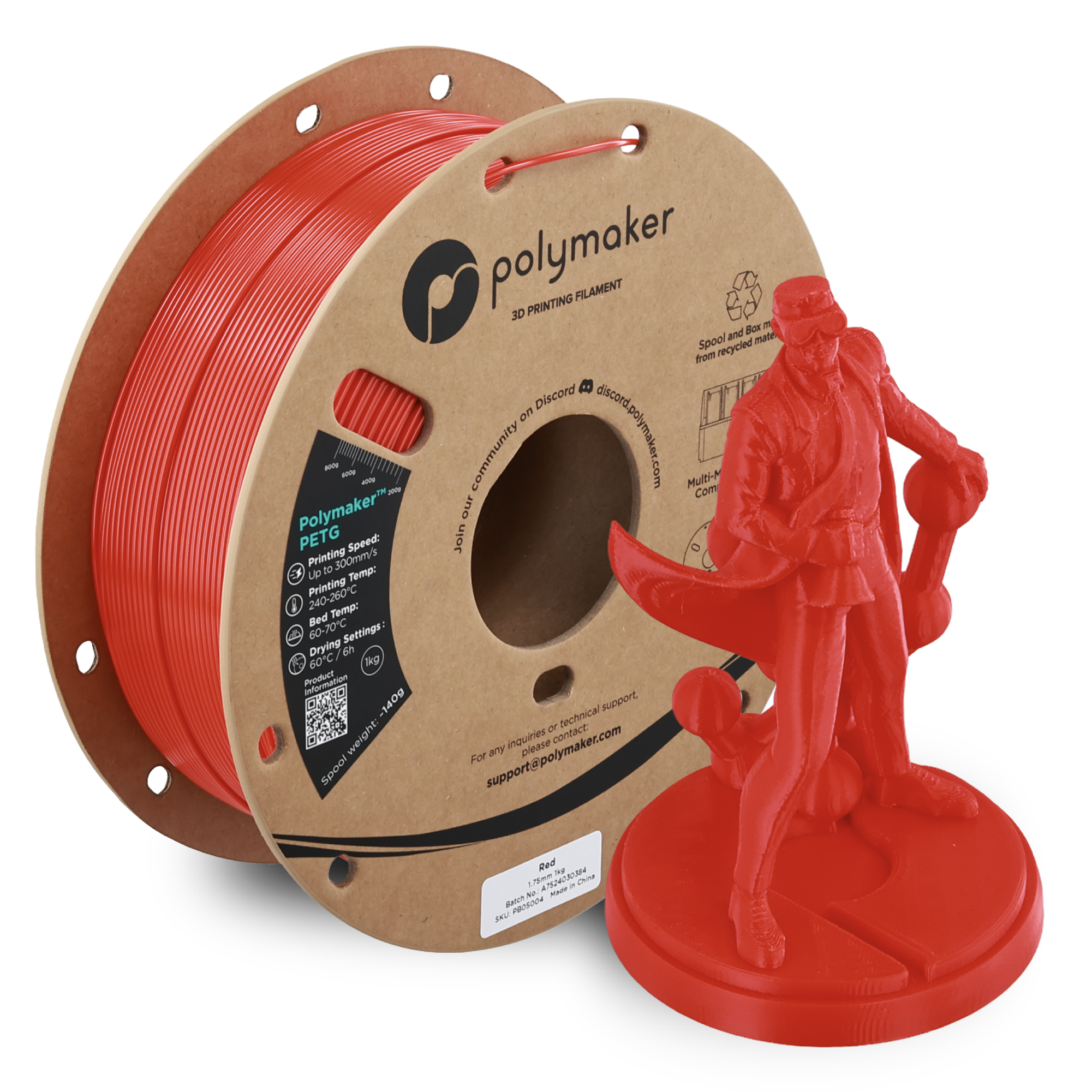 Polymaker™PETG フィラメント(高速PETG)