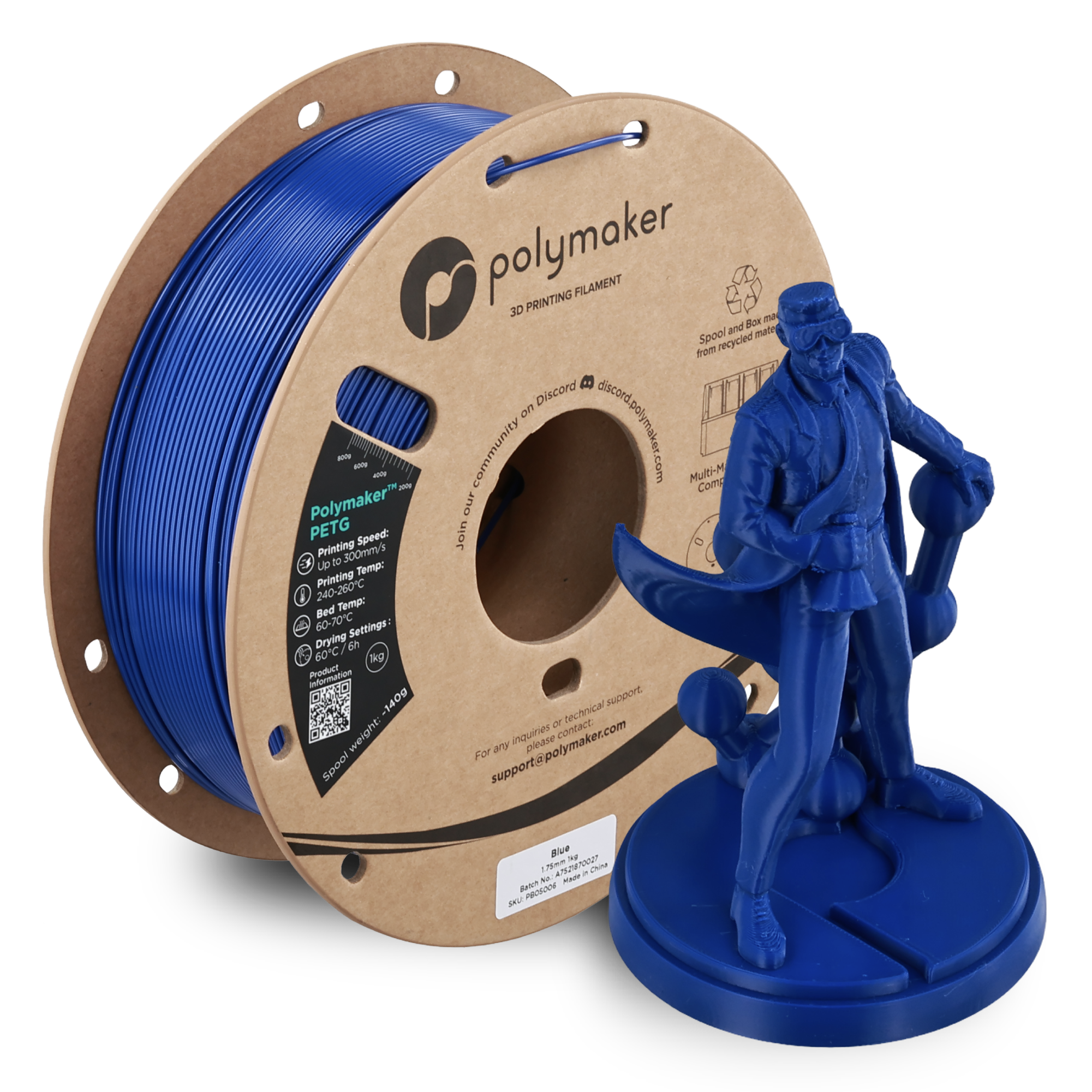 Polymaker™PETG フィラメント(高速PETG)