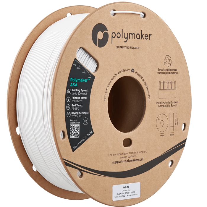 Polymaker ASA フィラメント　（旧PolyLite™ASA）