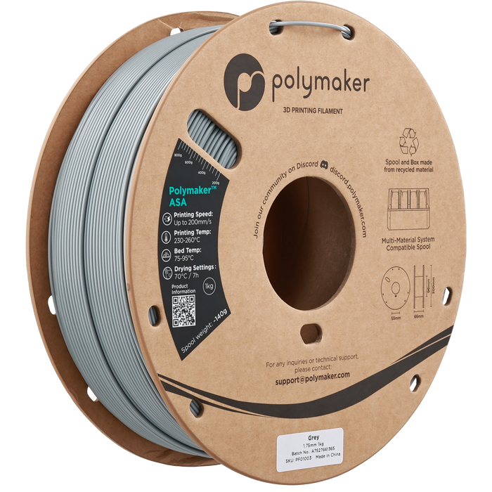Polymaker ASA フィラメント　（旧PolyLite™ASA）