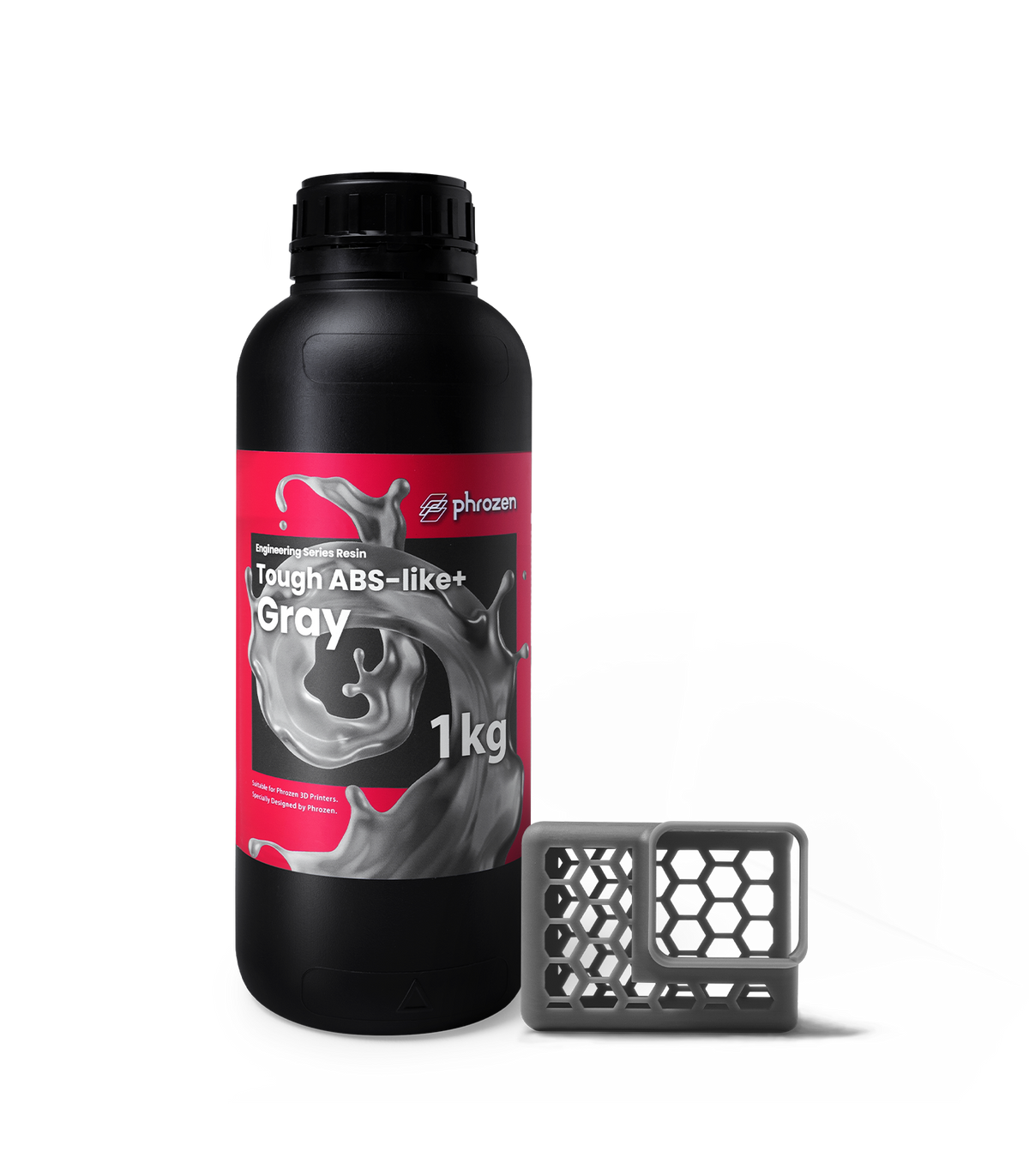 Phrozen Tough: ABS-likeプラス レジン グレー 1kg — 3Dプリンター