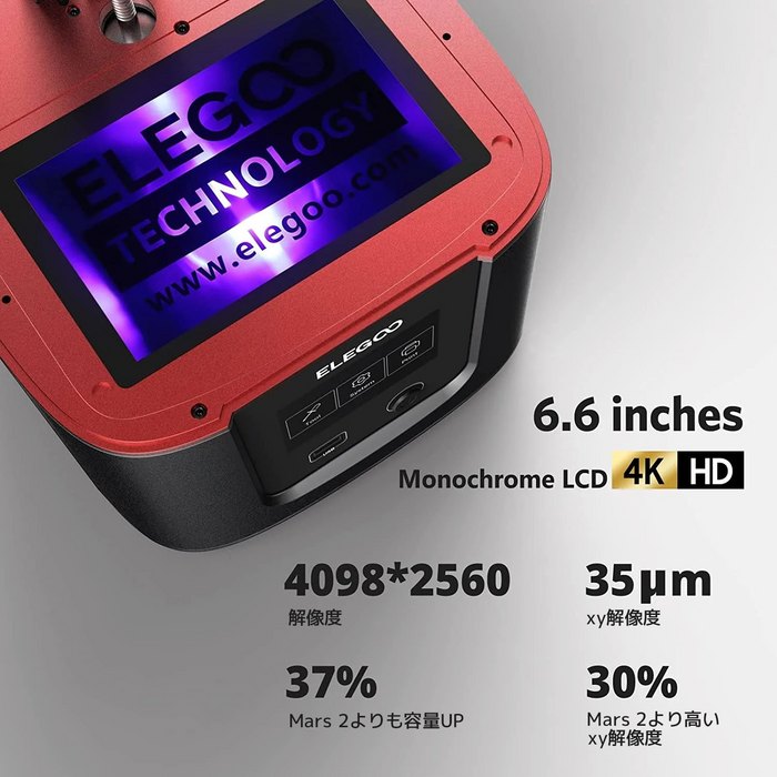 Mars 3 Pro 4k 6.6inch　交換用LCD